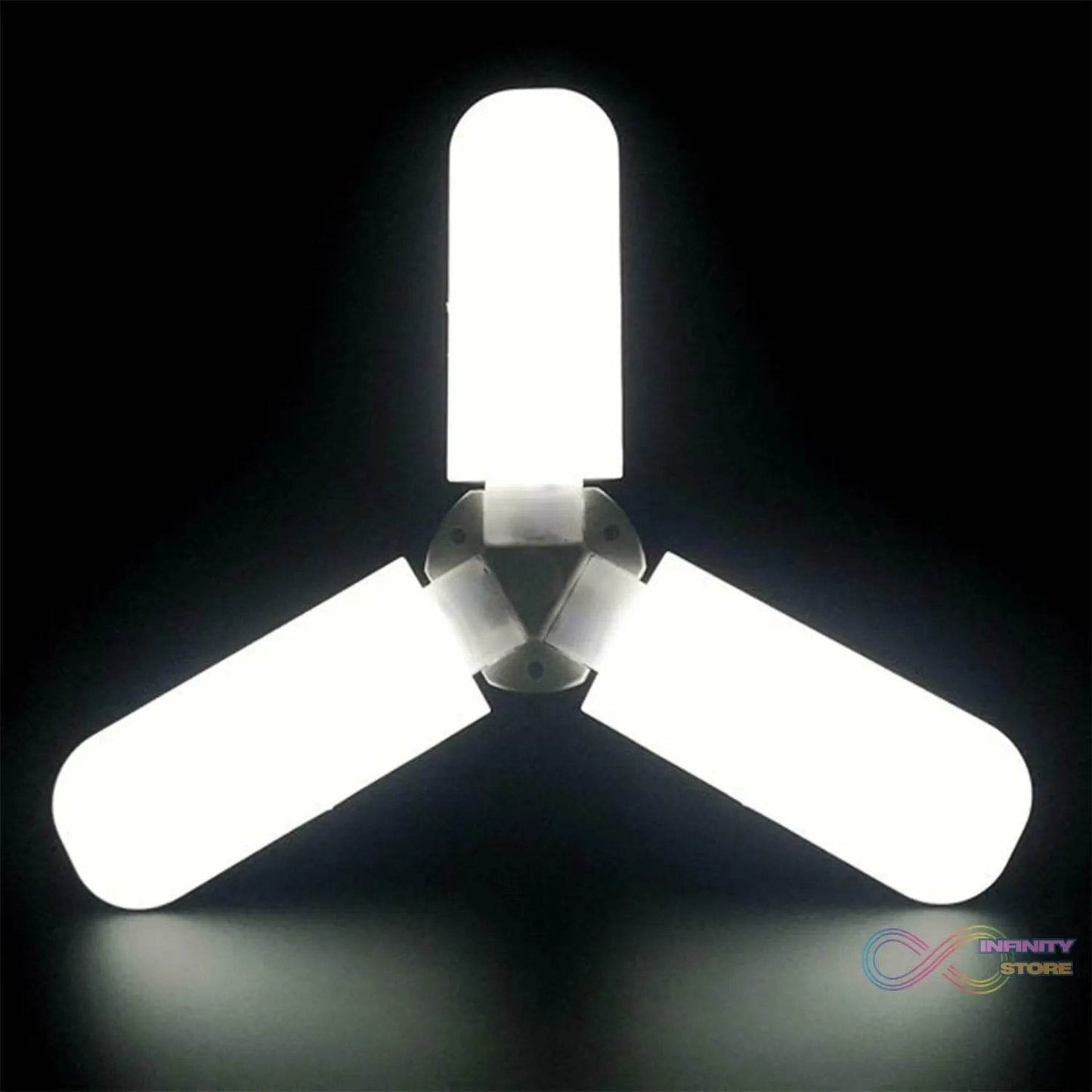 Fan Blade LED Light Bulb, Super Bright Angle Adjustable Home Ceiling - infinityexculsivestore.com