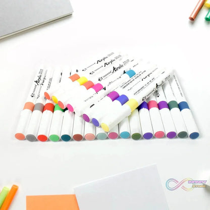 Fancy Art Markers, 24 Colours Double-ended Art (24 Pcs Set) - infinityexculsivestore.com
