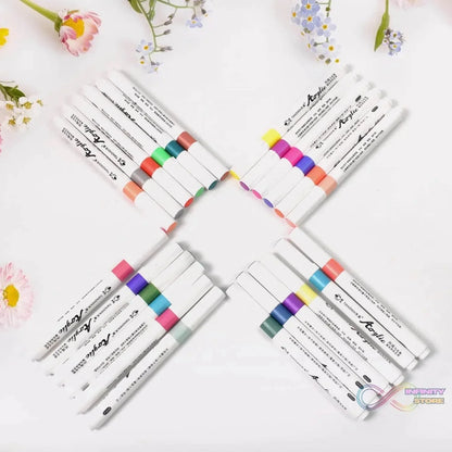 Fancy Art Markers, 24 Colours Double-ended Art (24 Pcs Set) - infinityexculsivestore.com