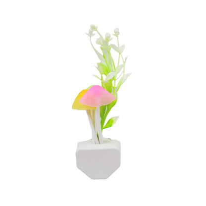 Fancy Color Changing LED Mushroom Night Light Kids Beautiful Color LED Illumination Automatic On / Off Light Sensor Night Lamp - infinityexculsivestore.com