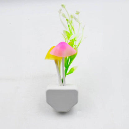 Fancy Color Changing LED Mushroom Night Light Kids Beautiful Color LED Illumination Automatic On / Off Light Sensor Night Lamp - infinityexculsivestore.com