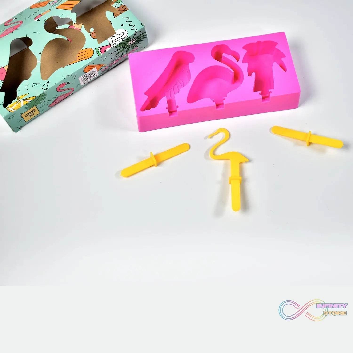 Fancy Ice Candy Mould Maker - Food-Grade Reusable Popsicle Molds, Ice Cream and Kulfi Sticks for All Ages - infinityexculsivestore.com