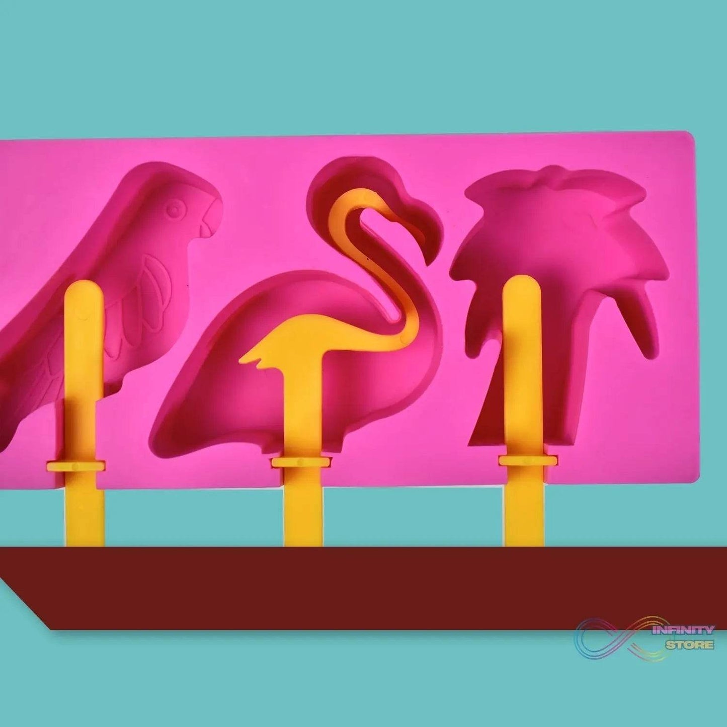 Fancy Ice Candy Mould Maker - Food-Grade Reusable Popsicle Molds, Ice Cream and Kulfi Sticks for All Ages - infinityexculsivestore.com