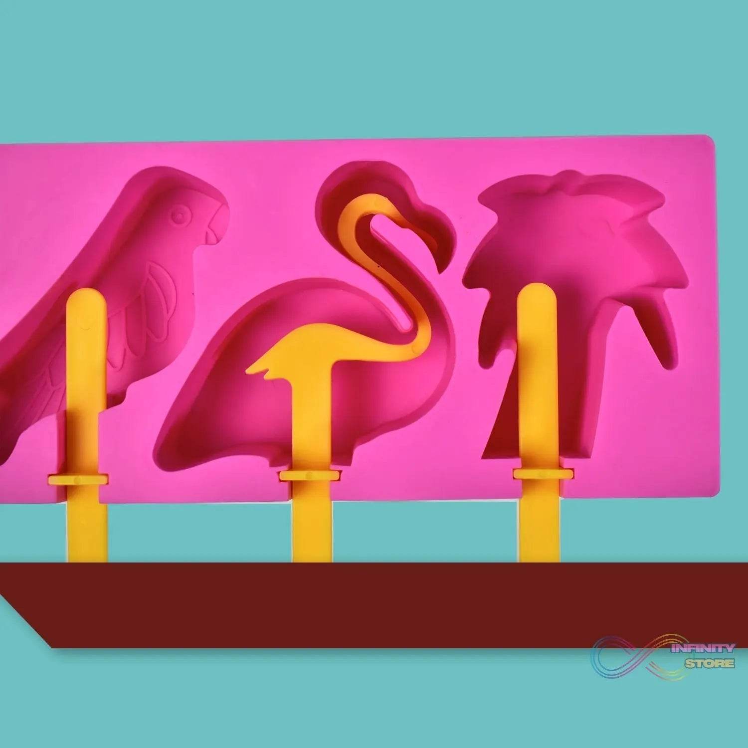 Fancy Ice Candy Mould Maker - Food-Grade Reusable Popsicle Molds, Ice Cream and Kulfi Sticks for All Ages - infinityexculsivestore.com