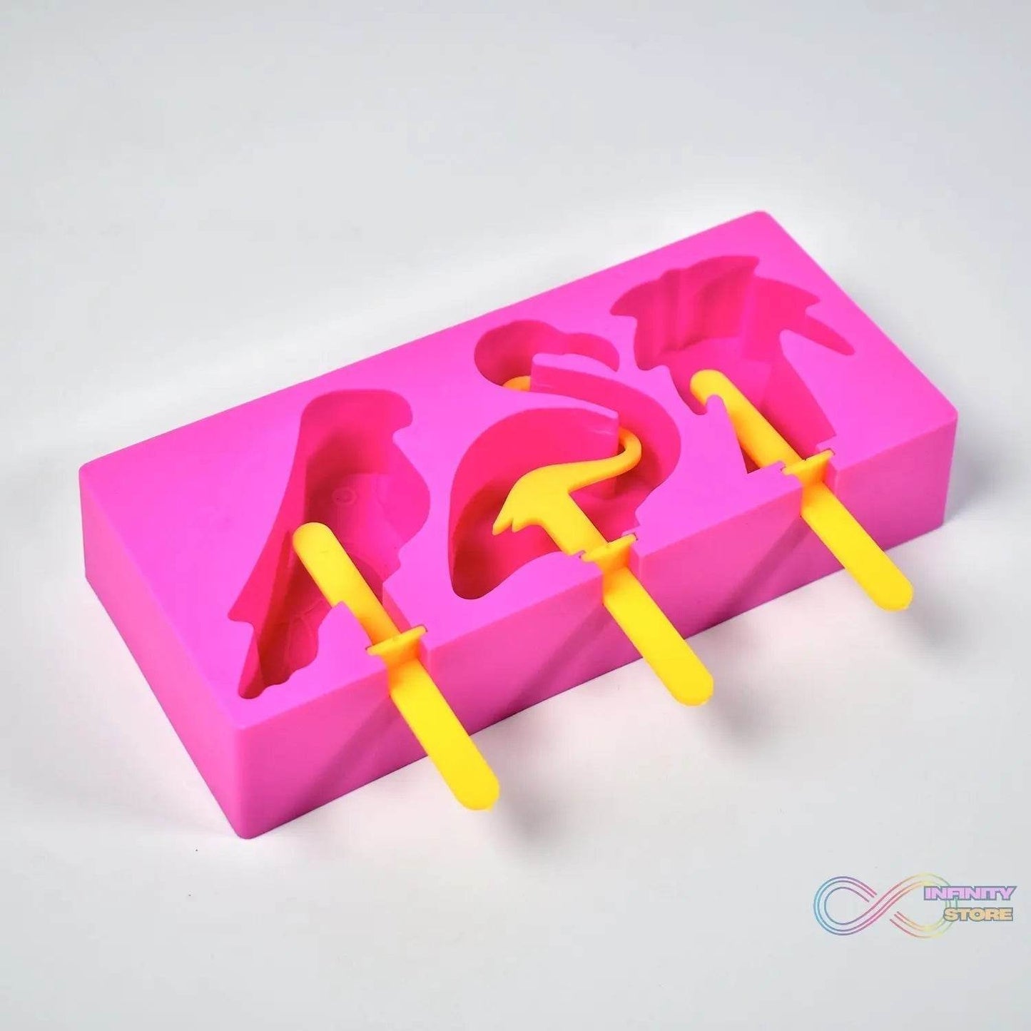 Fancy Ice Candy Mould Maker - Food-Grade Reusable Popsicle Molds, Ice Cream and Kulfi Sticks for All Ages - infinityexculsivestore.com
