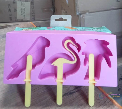 Fancy Ice Candy Mould Maker - Food-Grade Reusable Popsicle Molds, Ice Cream and Kulfi Sticks for All Ages - infinityexculsivestore.com