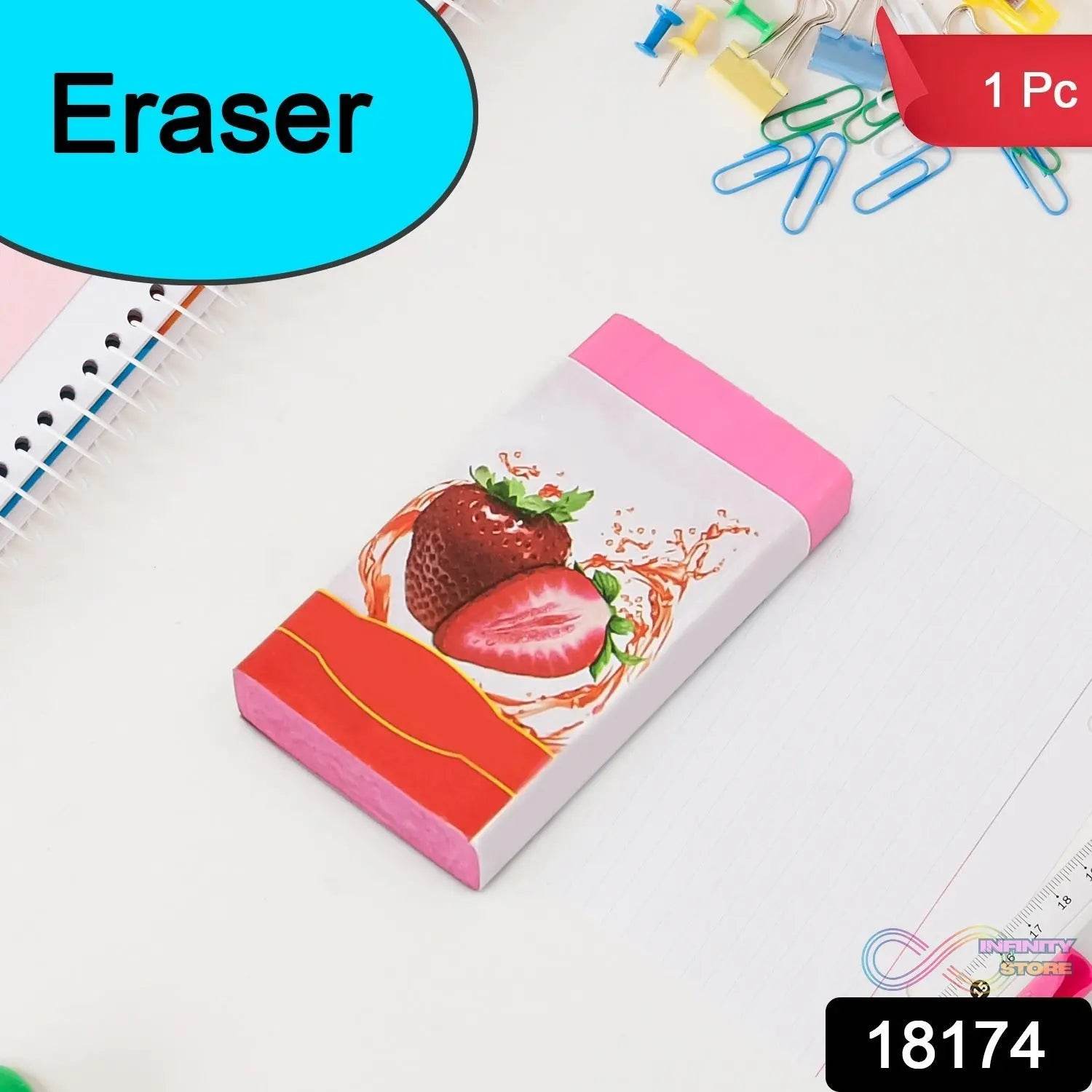 Fancy & Stylish Eraser (1 Pc / Mix Design) - infinityexculsivestore.com