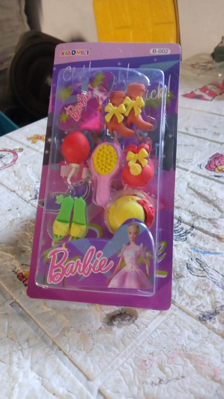 Fancy & Stylish Mini Erasers for Kids (9 Pc Set) - Fun Designs, Party Favors - infinityexculsivestore.com