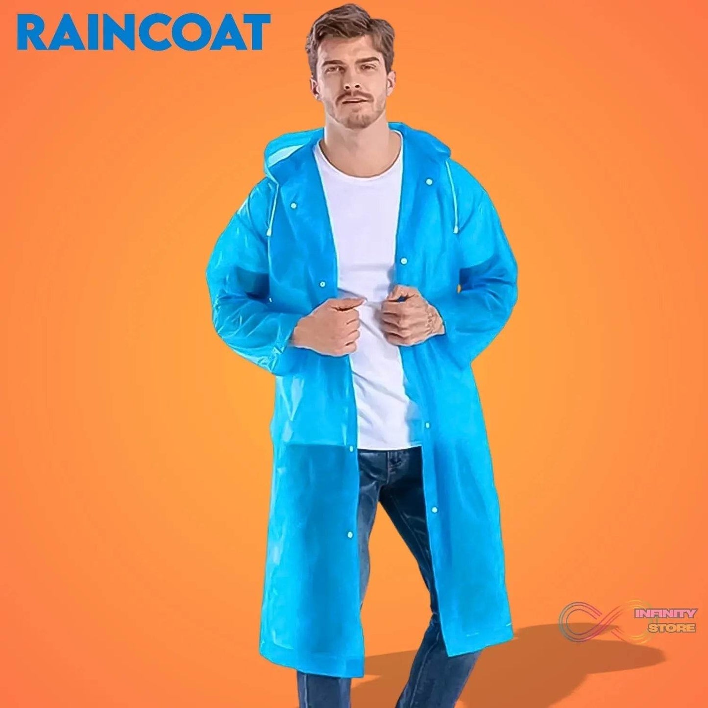 Fashion Portable Adult Rain Coat (1pc) - infinityexculsivestore.com