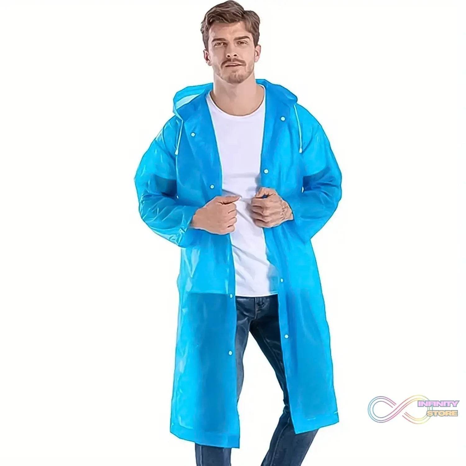 Fashion Portable Adult Rain Coat (1pc) - infinityexculsivestore.com