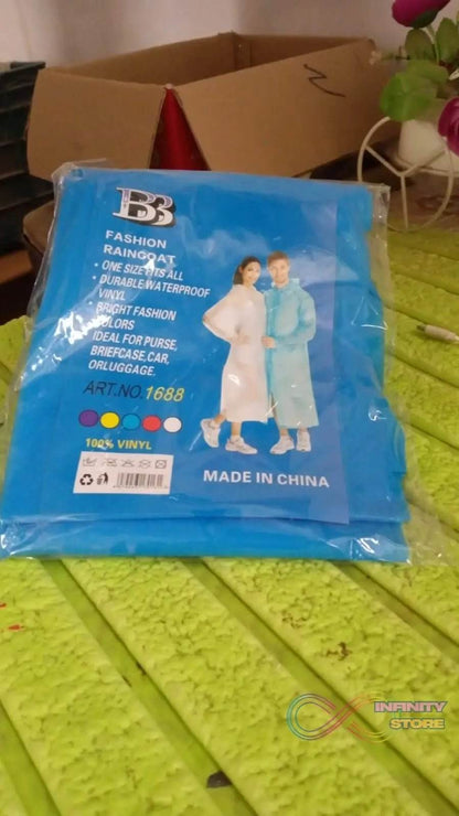 Fashion Portable Adult Rain Coat (1pc) - infinityexculsivestore.com