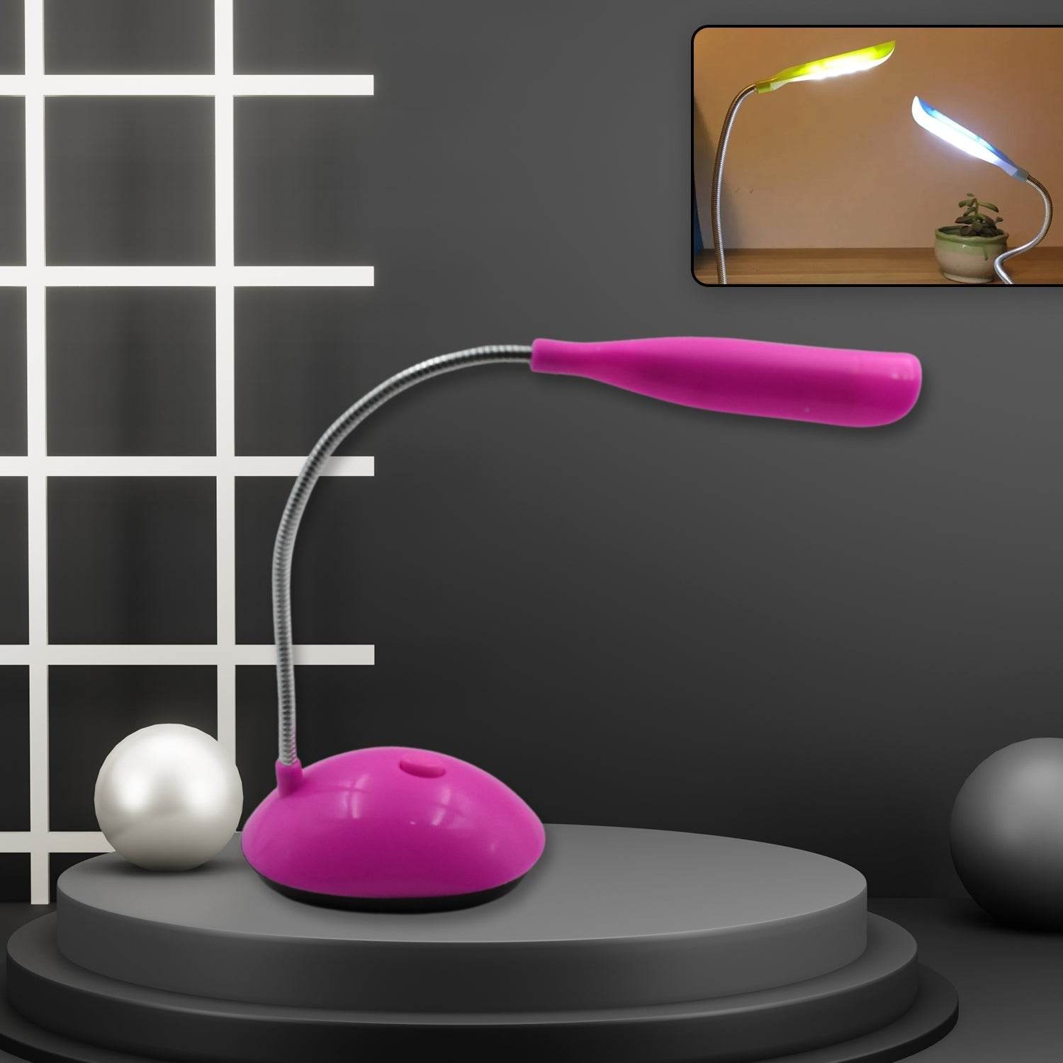 Fashion Wind LED Desk Light, LED Lamps Button Control, Portable Flexible Neck Eye-Caring Table Reading Lights for Reading / Relaxation / Bedtime - infinityexculsivestore.com