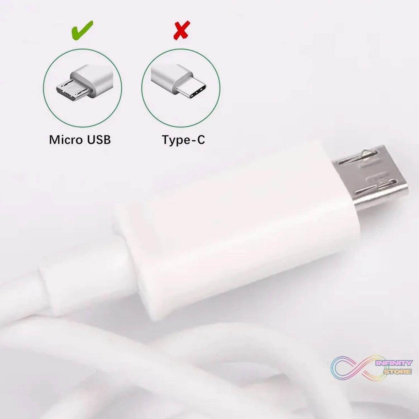 Fast Charging for android & Data Transfer Extra Tough Long Micro Cable for All Compatible Smartphone and Tablets (1500mm) - infinityexculsivestore.com