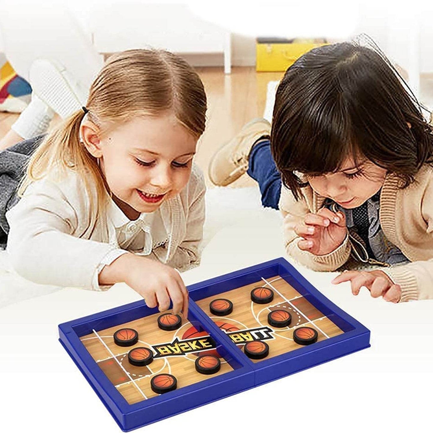 Fast Sling Basketball Puck Game Paced Table Desktop Battle Ice Hockey Game for Adults and Kids Parent-Child Winner Board Games Interactive Toy, Desktop Table Game - infinityexculsivestore.com