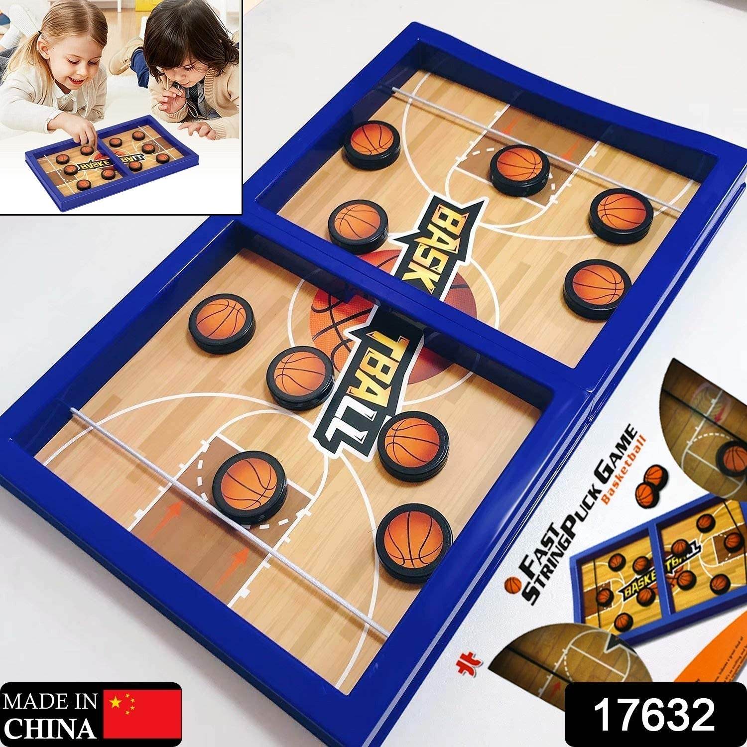 Fast Sling Basketball Puck Game Paced Table Desktop Battle Ice Hockey Game for Adults and Kids Parent-Child Winner Board Games Interactive Toy, Desktop Table Game - infinityexculsivestore.com