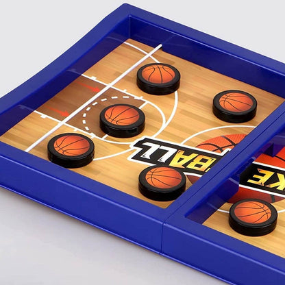 Fast Sling Basketball Puck Game Paced Table Desktop Battle Ice Hockey Game for Adults and Kids Parent-Child Winner Board Games Interactive Toy, Desktop Table Game - infinityexculsivestore.com
