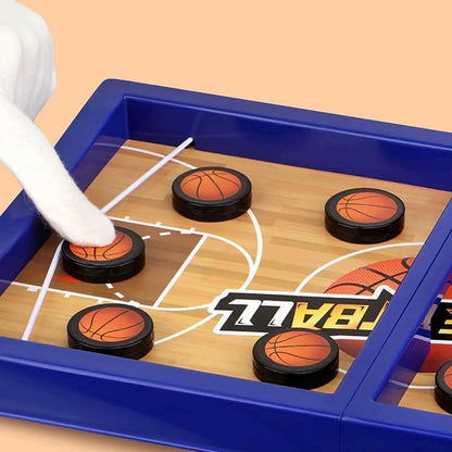 Fast Sling Basketball Puck Game Paced Table Desktop Battle Ice Hockey Game for Adults and Kids Parent-Child Winner Board Games Interactive Toy, Desktop Table Game - infinityexculsivestore.com