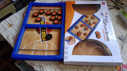 Fast Sling Basketball Puck Game Paced Table Desktop Battle Ice Hockey Game for Adults and Kids Parent-Child Winner Board Games Interactive Toy, Desktop Table Game - infinityexculsivestore.com