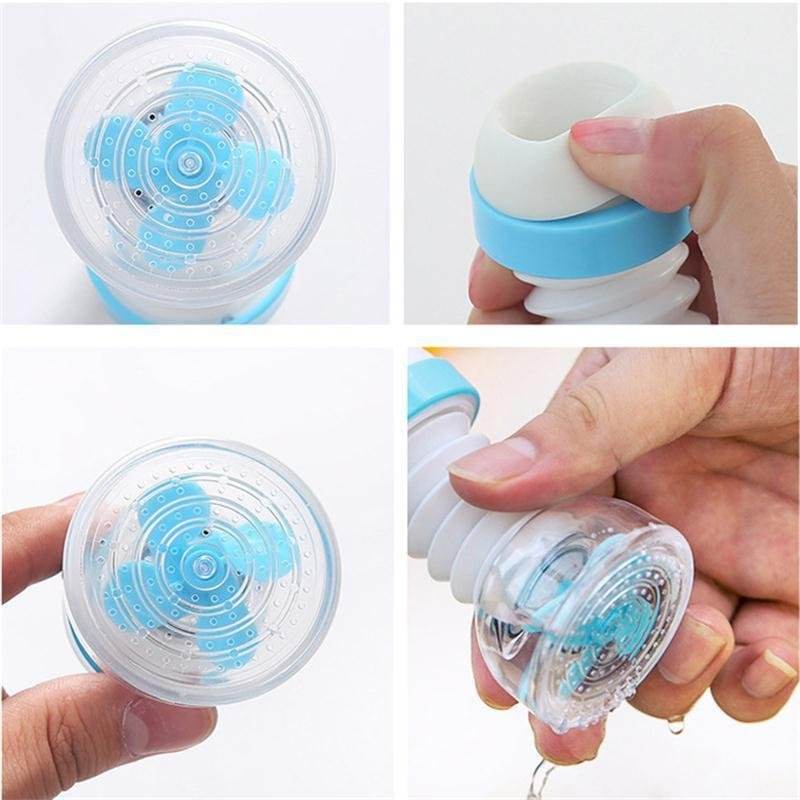 Faucet Anti-Splash Expandable Head Nozzle Bathroom Tap Adjustable Splash Sprinkler Head Sprinkler Water Saving Device Faucet Regulator (Multi Color) - infinityexculsivestore.com