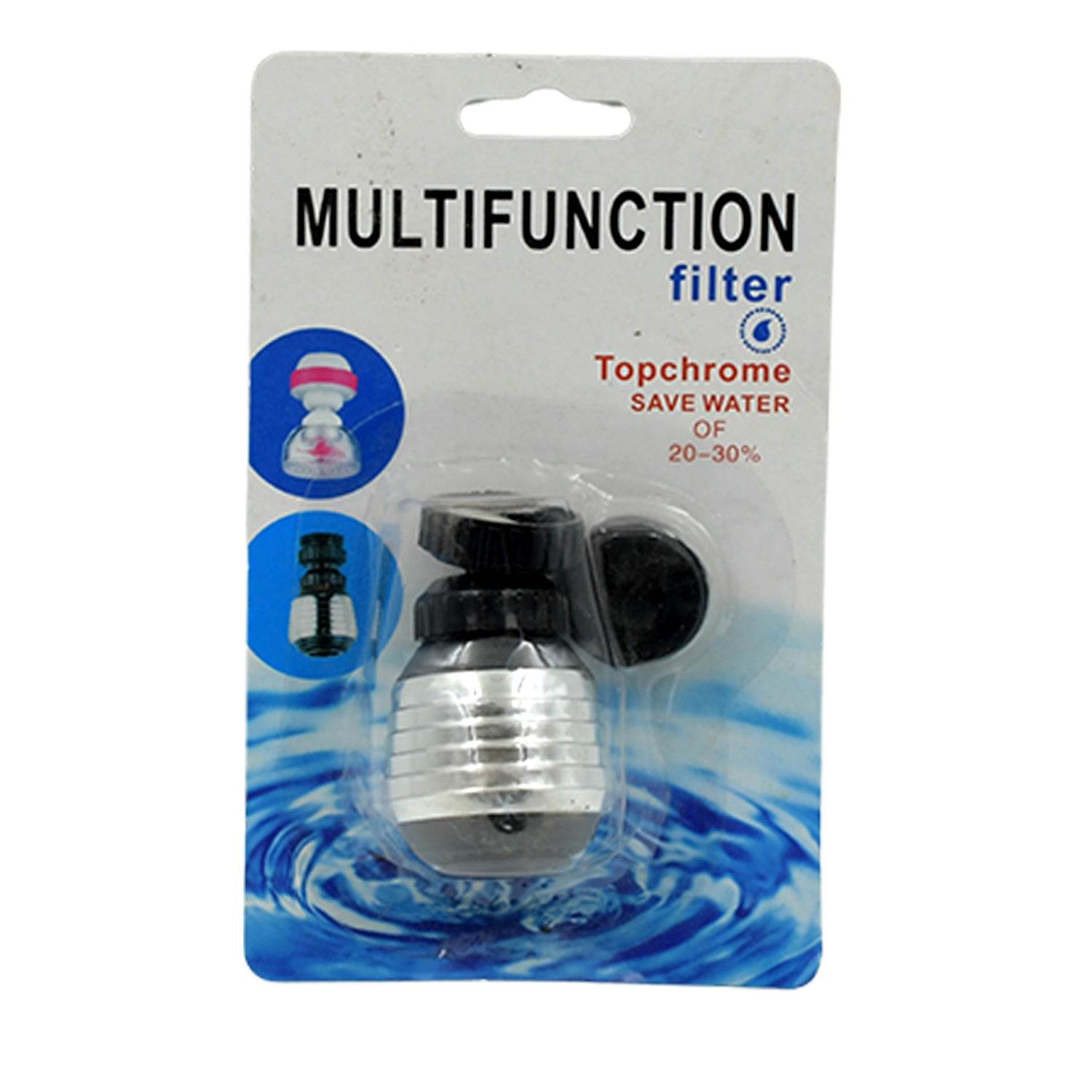 Faucet Bubbler, Faucet Aerator, Water Filter 360° Sink Use for Kitchen, Bathroom, Home Use, High Pressure Power Spray, Plating, for Kitchen Bathroom (1 Pc) - infinityexculsivestore.com