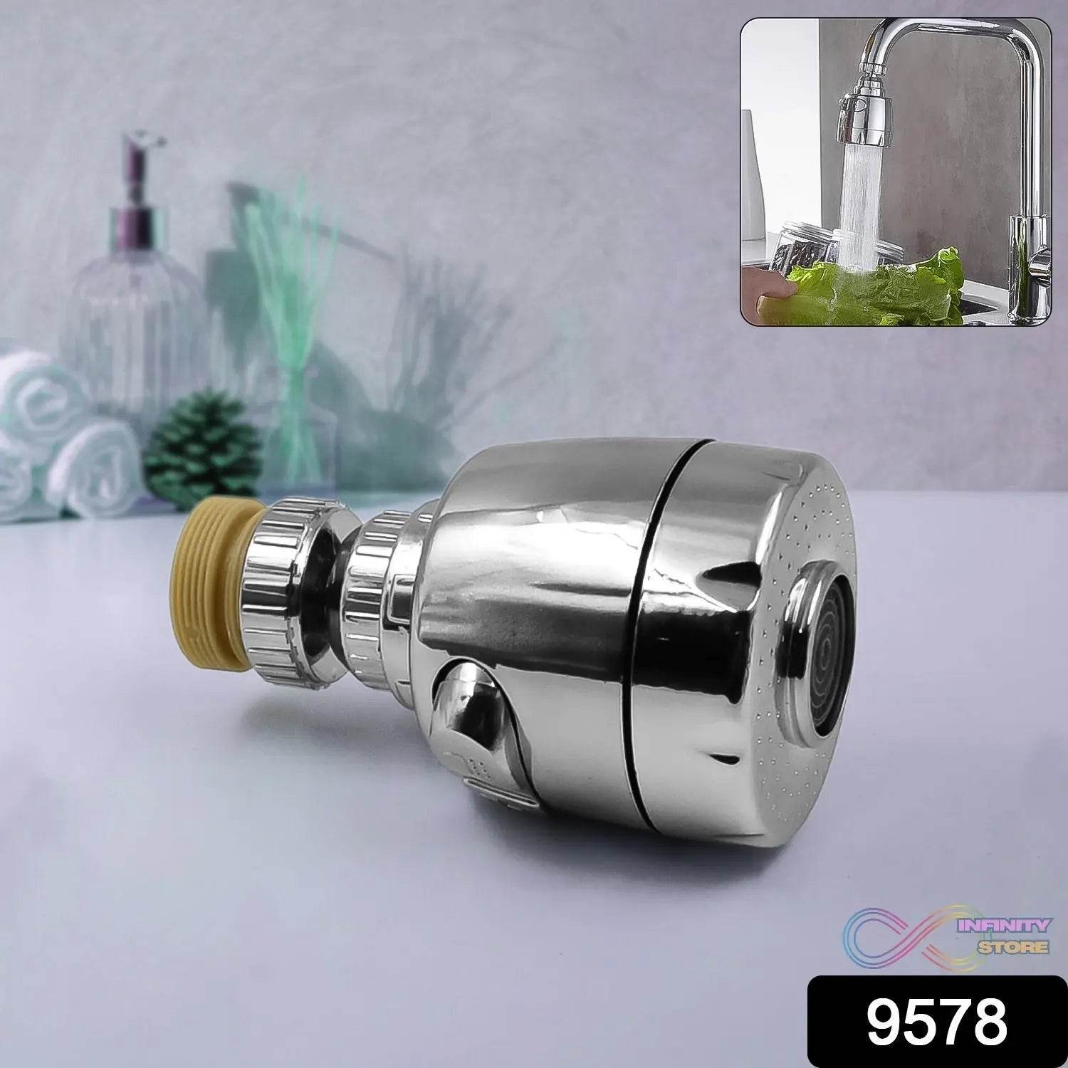 Faucet Kitchen Water Pressure Booster 360 Rotatable Sink head - infinityexculsivestore.com