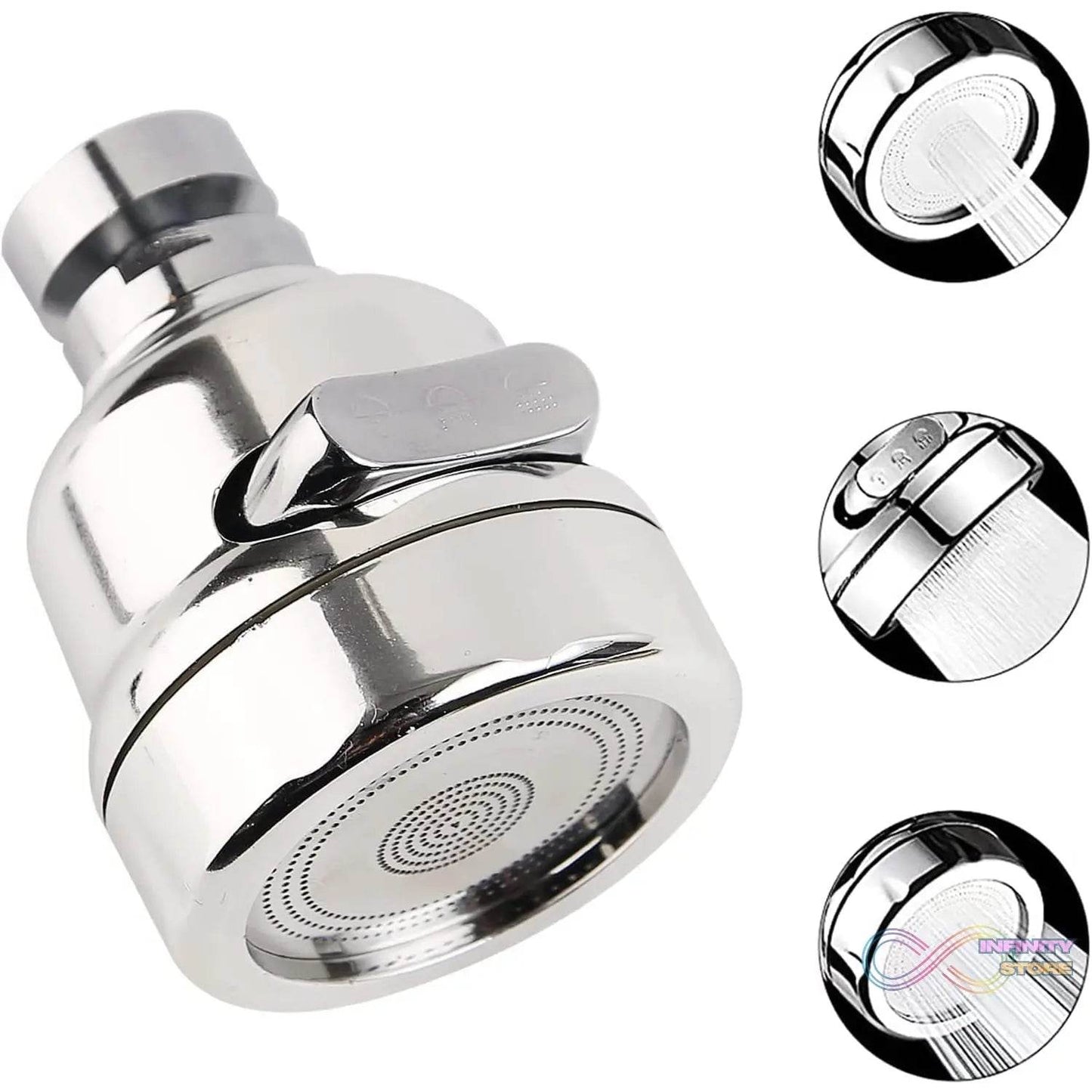 Faucet Sprayer Head, 360° Rotatable Faucet Extension (1 Set) - infinityexculsivestore.com