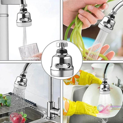 Faucet Sprayer Head, 360° Rotatable Faucet Extension (1 Set) - infinityexculsivestore.com