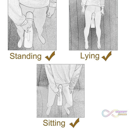 Female Potty Urinal Urine Collection Can Bedpans (1 Pc / 1000 ML) - infinityexculsivestore.com