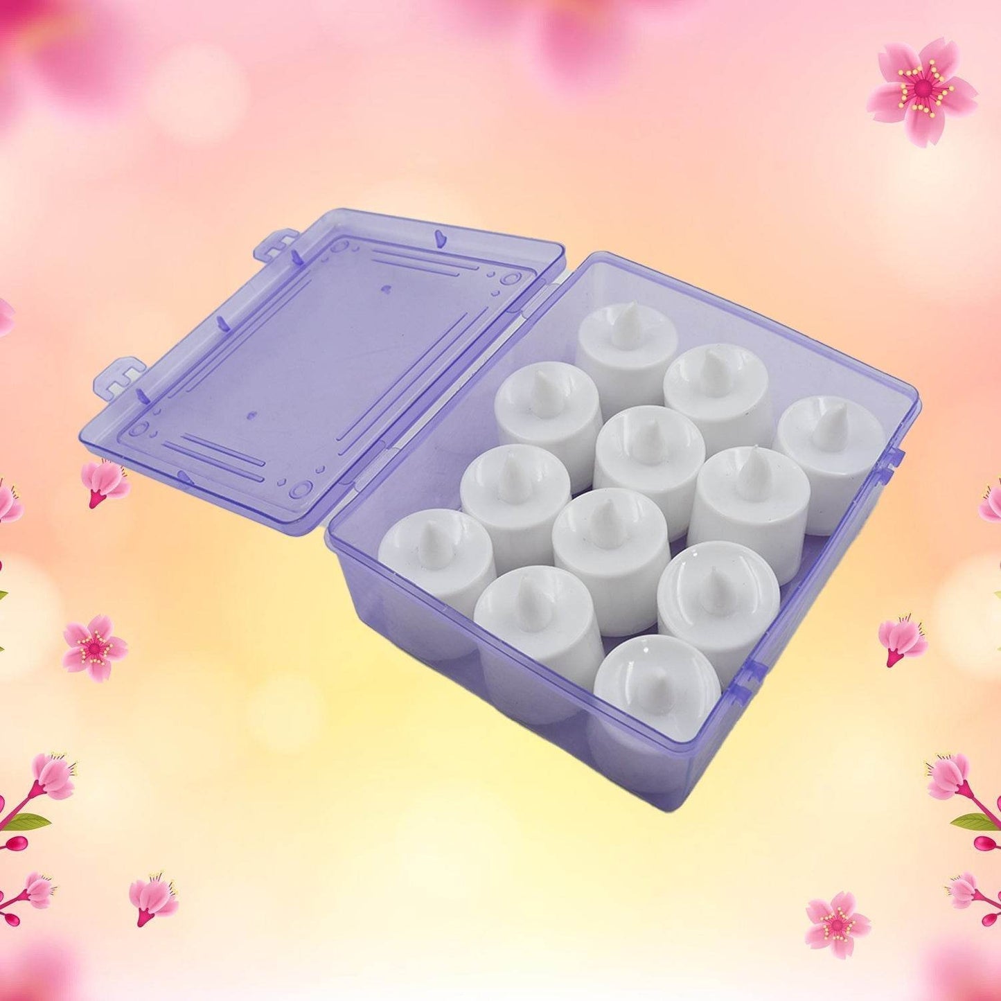 Festival Decorative - LED Tealight Candles | Battery Operated Candle Ideal for Party, Wedding, Birthday, Gifts (12pc) (White) - infinityexculsivestore.com