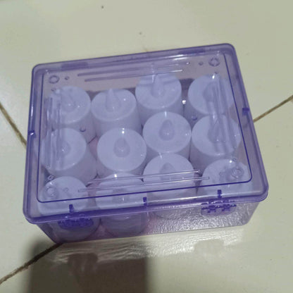 Festival Decorative - LED Tealight Candles | Battery Operated Candle Ideal for Party, Wedding, Birthday, Gifts (12pc) (White) - infinityexculsivestore.com