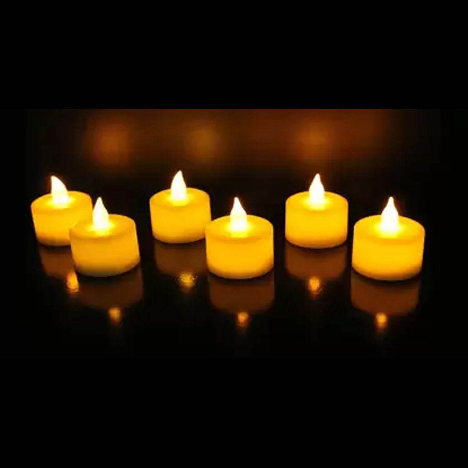Festival Decorative - LED Tealight Candles (White, 24 Pcs) - infinityexculsivestore.com