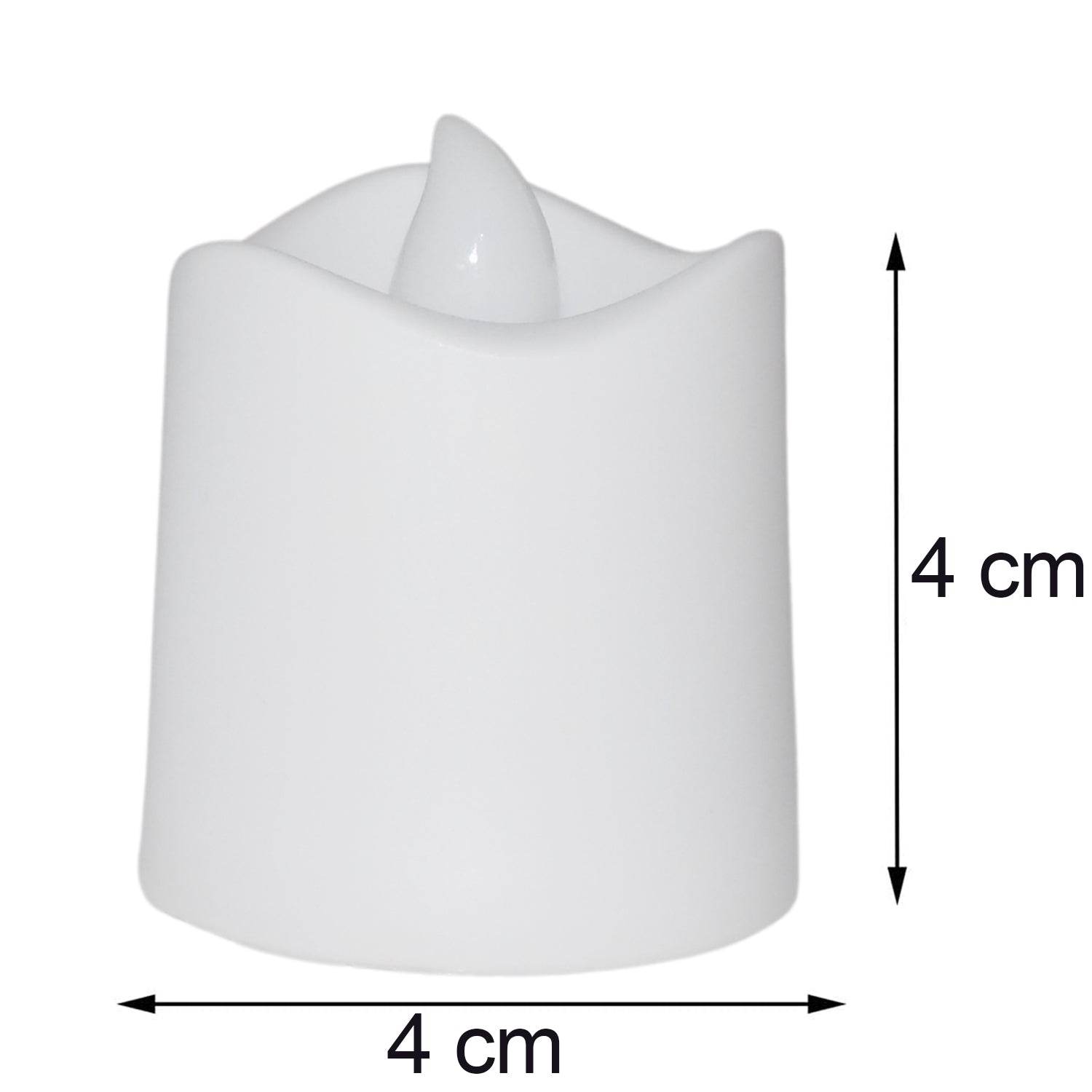 Festival Decorative - LED Tealight Candles (White, 24 Pcs) - infinityexculsivestore.com