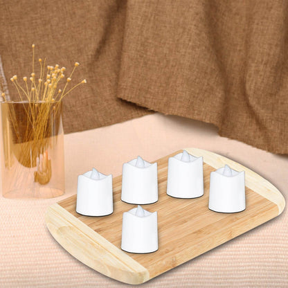 Festival Decorative - LED Tealight Candles (White, 24 Pcs) - infinityexculsivestore.com