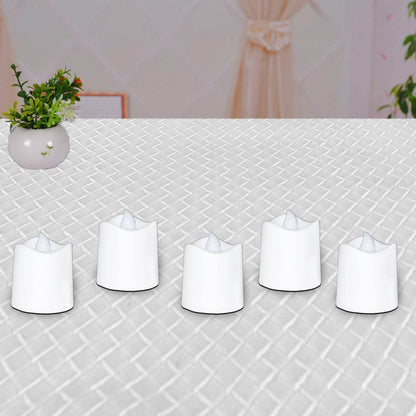 Festival Decorative - LED Tealight Candles (White, 24 Pcs) - infinityexculsivestore.com