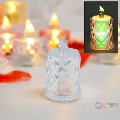 Festive Lighting for Any Occasion: 1 Pack LED Tealight Candles - infinityexculsivestore.com
