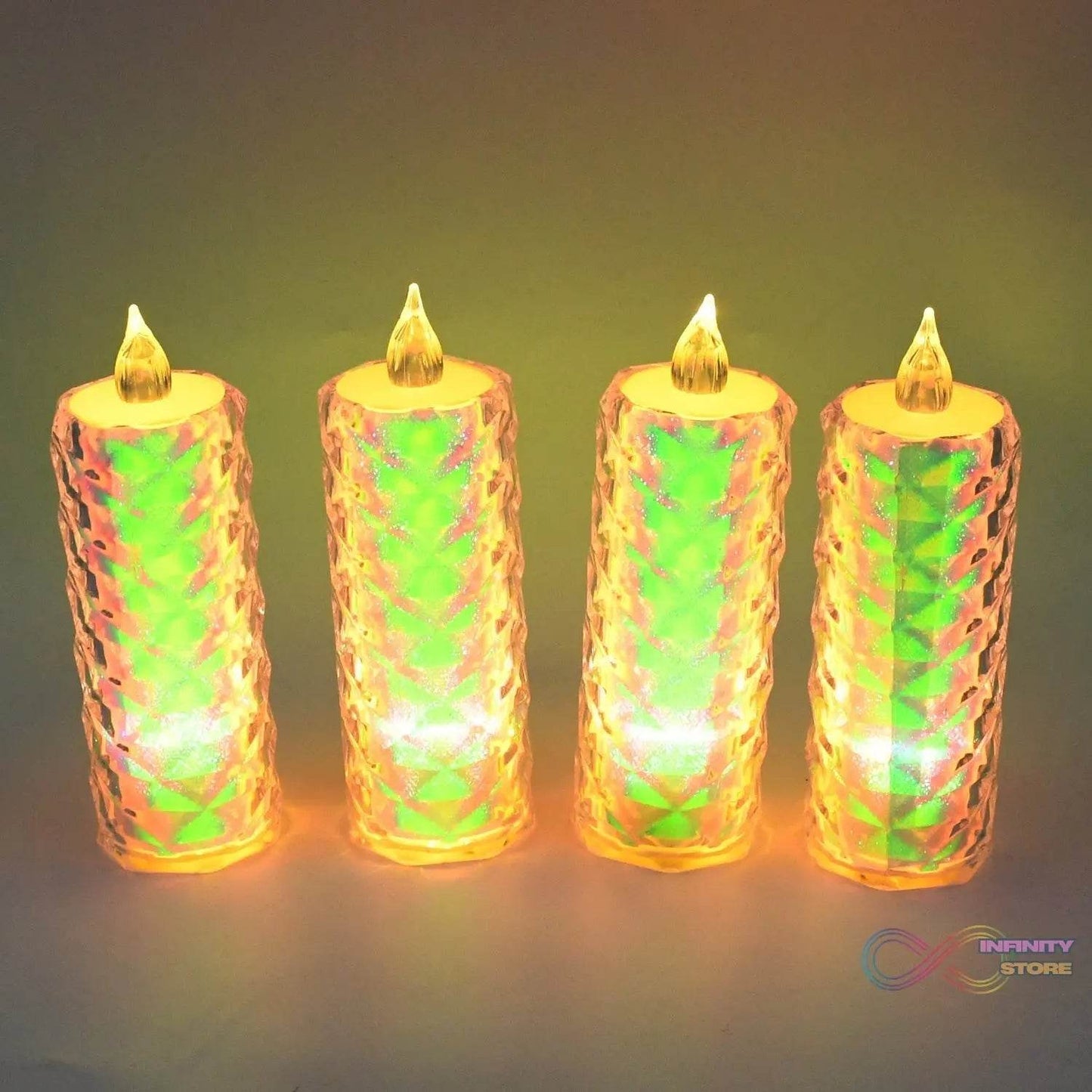 Festive Lighting for Any Occasion: 12 Pack LED Tealight Candles - infinityexculsivestore.com