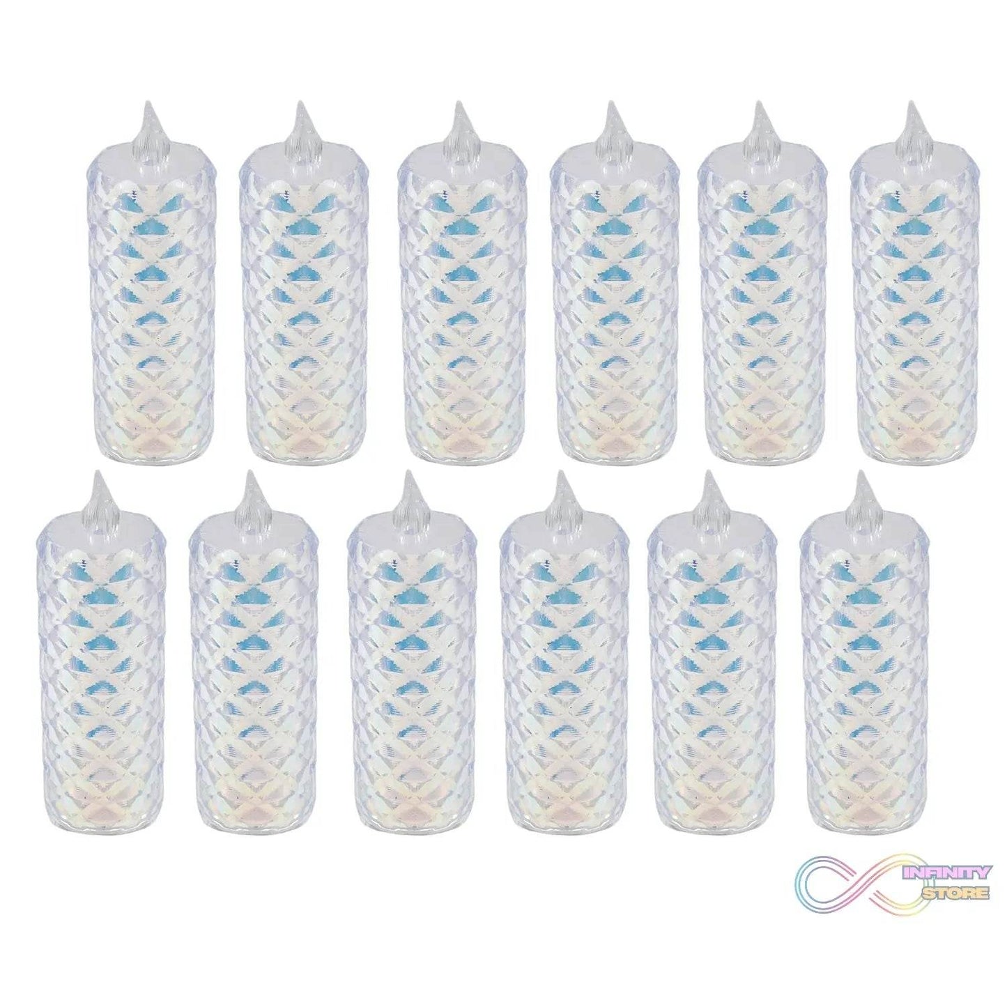 Festive Lighting for Any Occasion: 12 Pack LED Tealight Candles - infinityexculsivestore.com