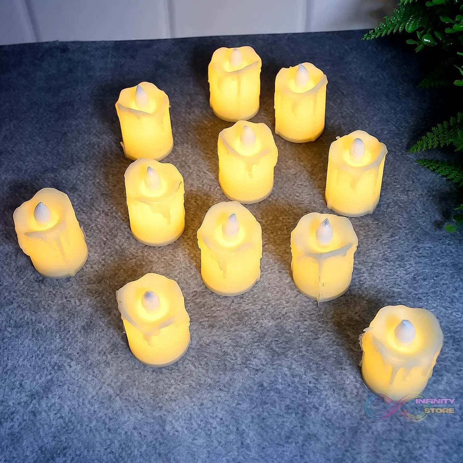 Festive Lighting for Any Occasion: 12 pcs LED Candles - infinityexculsivestore.com