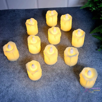 Festive Lighting for Any Occasion: 12 pcs LED Candles - infinityexculsivestore.com
