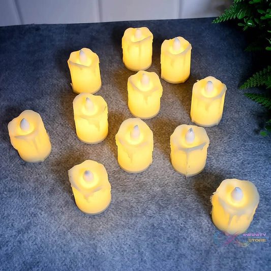 Festive Lighting for Any Occasion: 12 pcs LED Candles - infinityexculsivestore.com