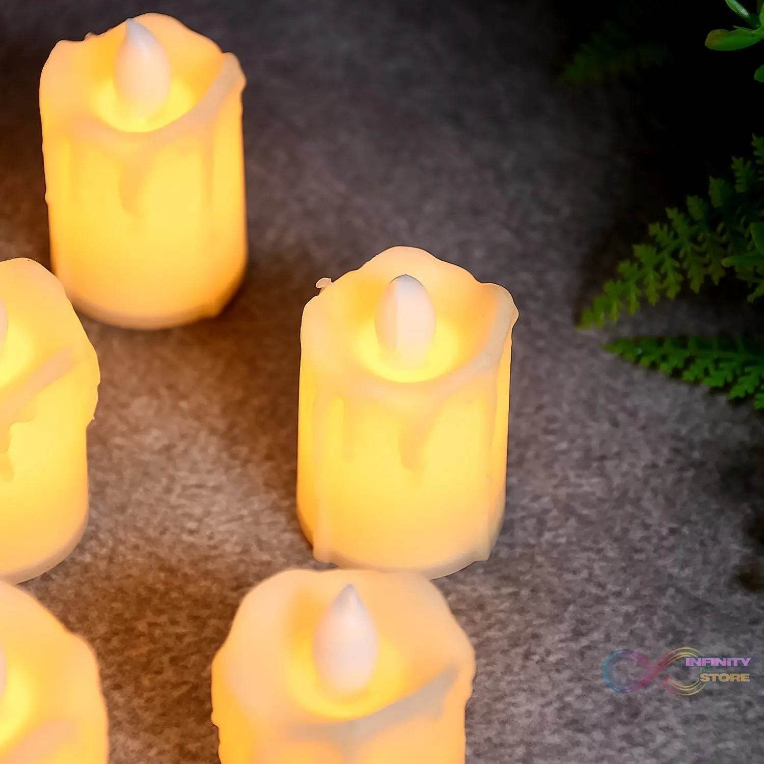 Festive Lighting for Any Occasion: 12 pcs LED Candles - infinityexculsivestore.com