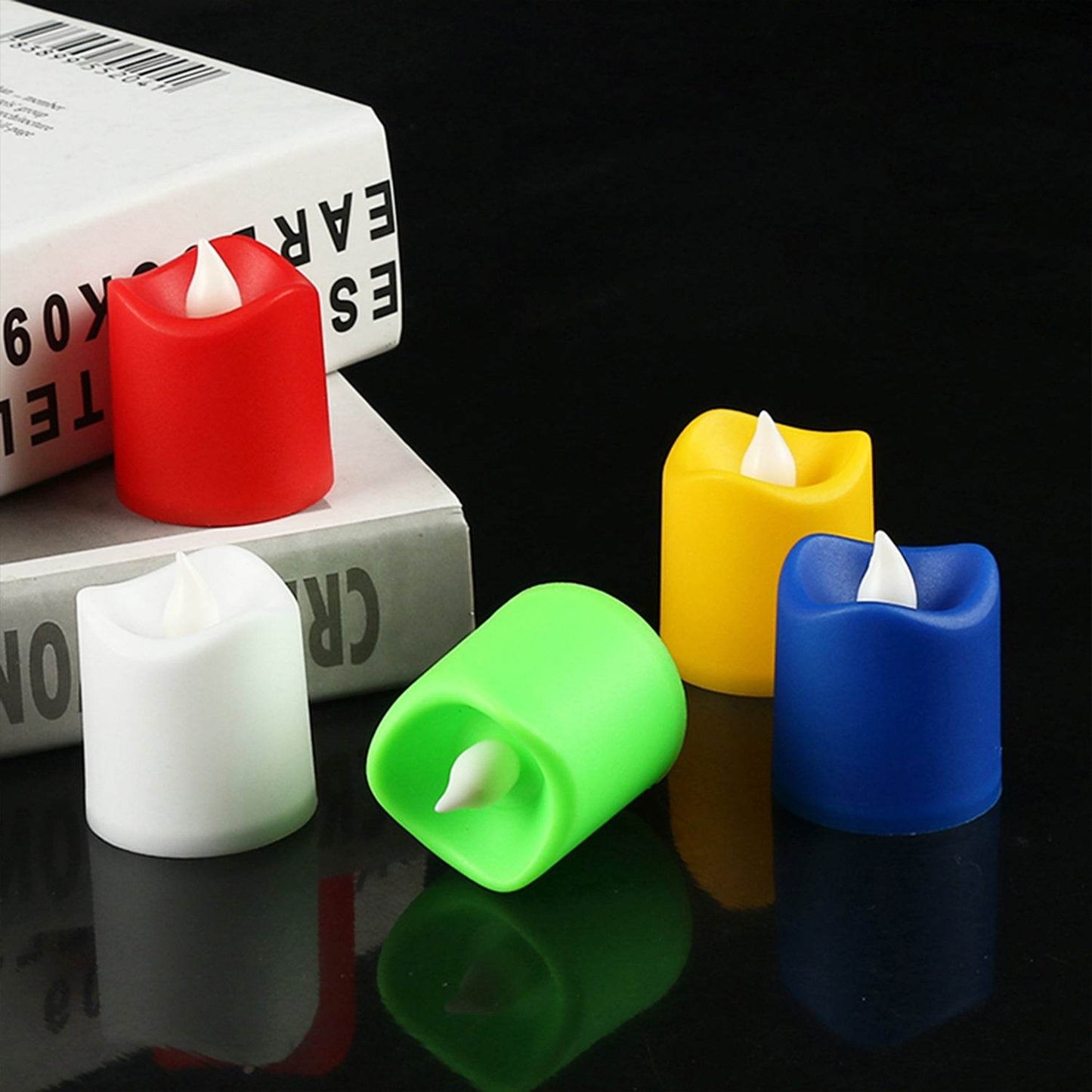 Festive Lighting for Any Occasion: 24 Pack LED Tealight Candles (Multicolor) - infinityexculsivestore.com