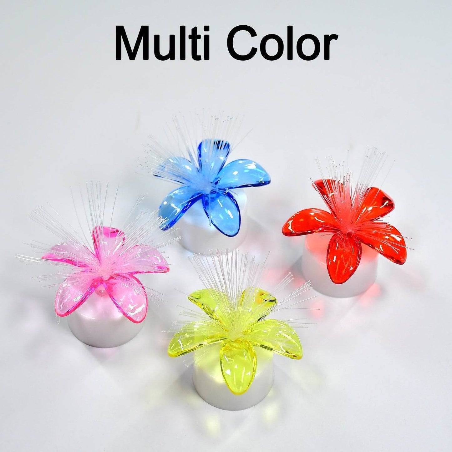Fiber Optic Light, Mini Color Change LED Table Centerpieces, Light Up Candle - Pack of 12 - infinityexculsivestore.com