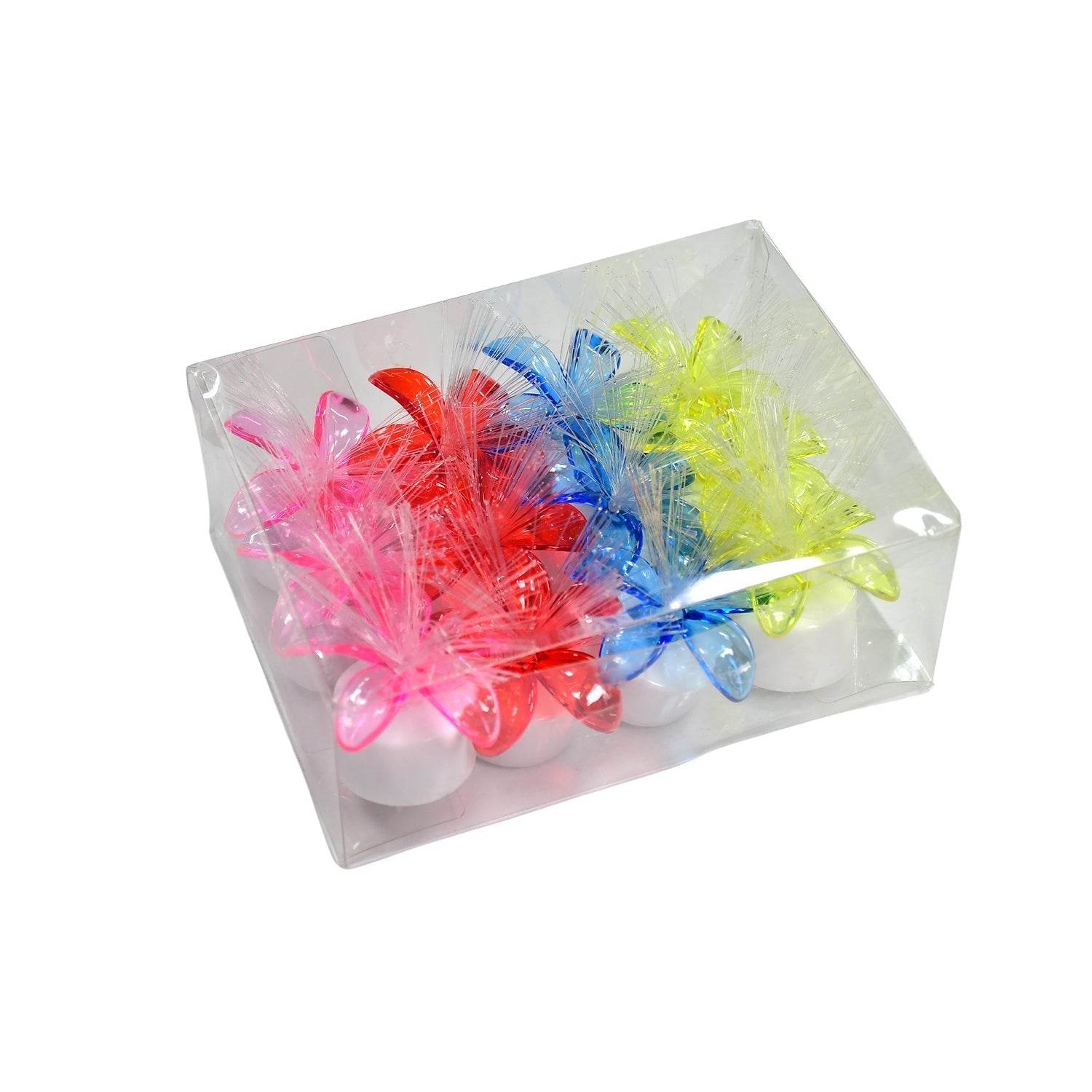 Fiber Optic Light, Mini Color Change LED Table Centerpieces, Light Up Candle - Pack of 12 - infinityexculsivestore.com