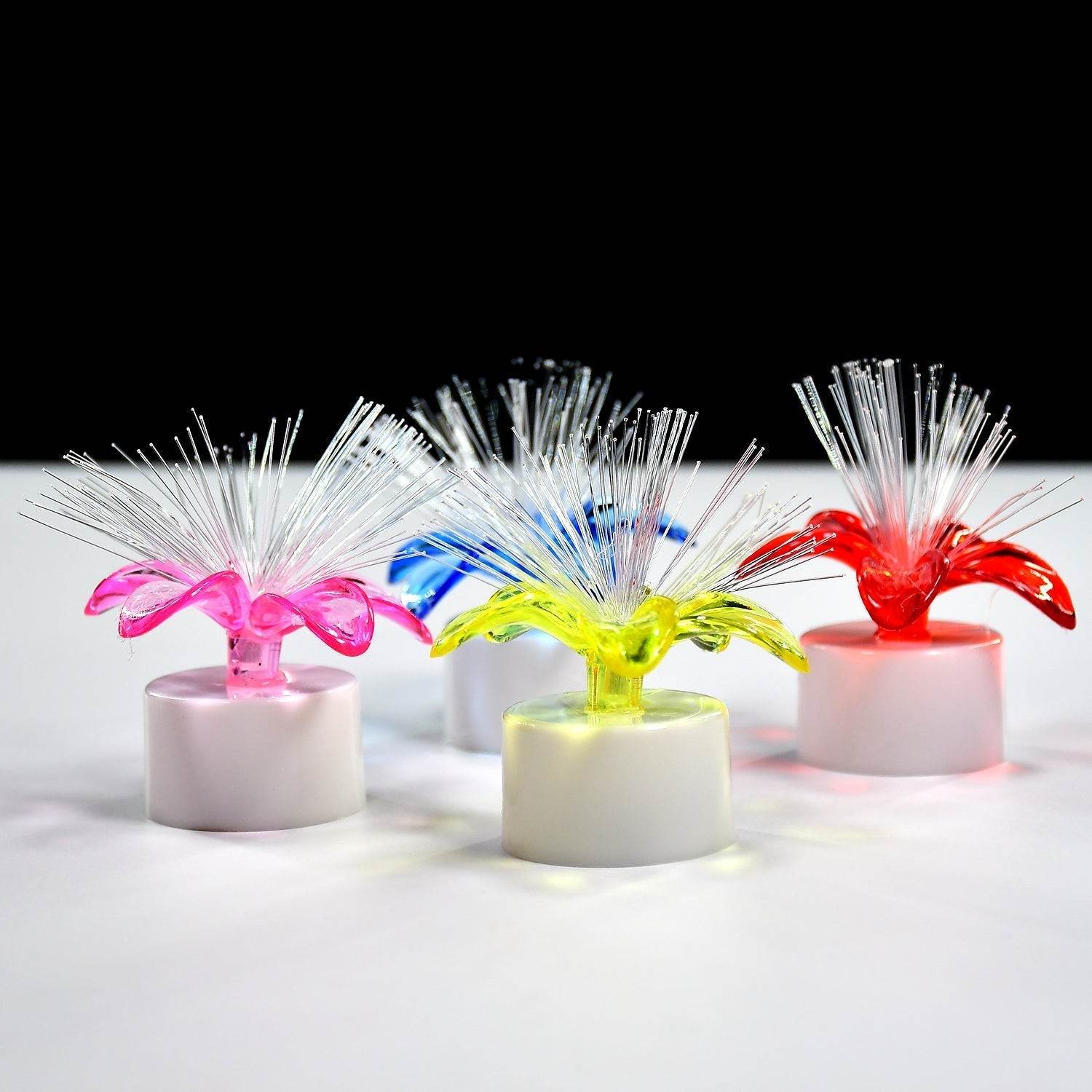 Fiber Optic Light, Mini Color Change LED Table Centerpieces, Light Up Candle - Pack of 12 - infinityexculsivestore.com