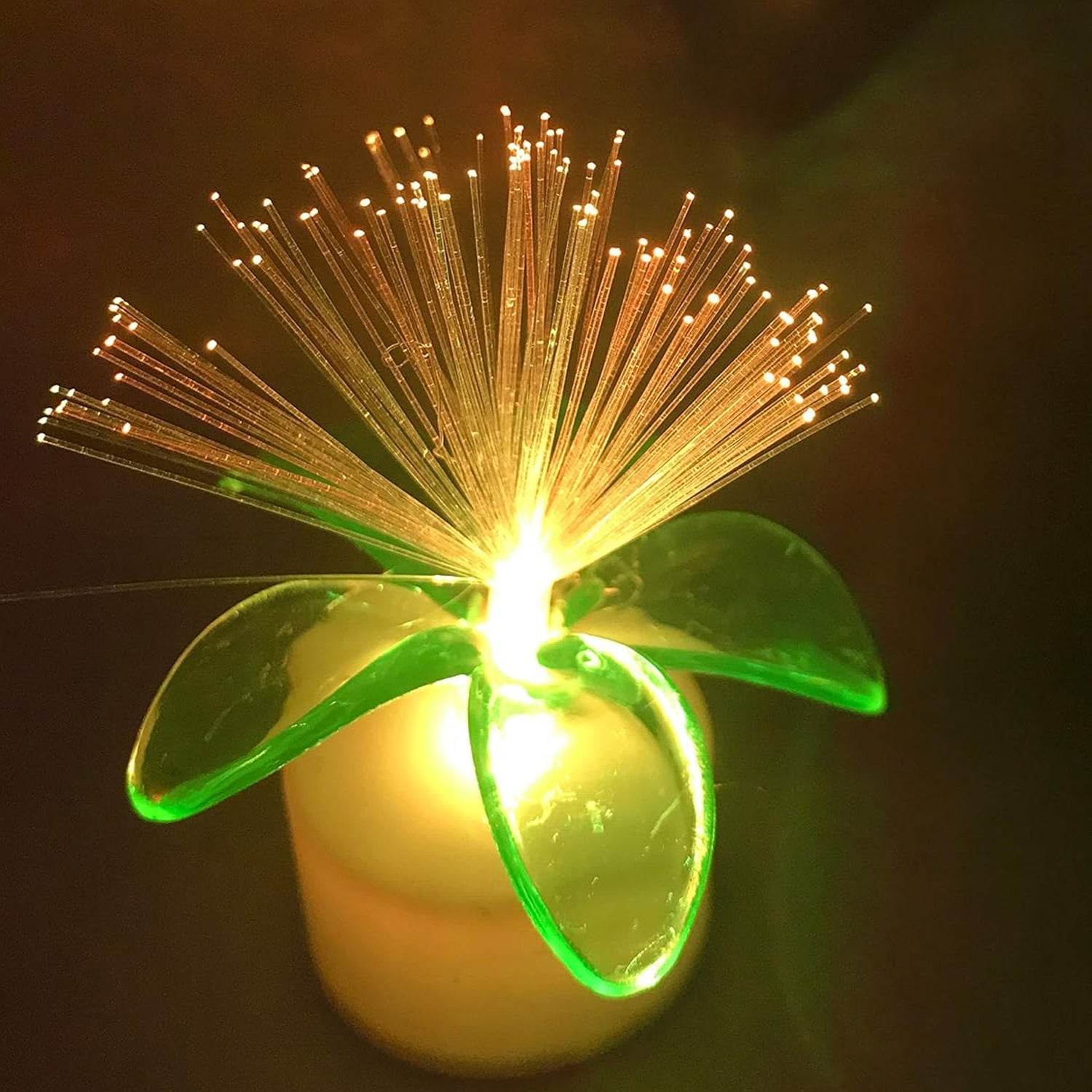 Fiber Optic Light, Mini Color Change LED Table Centerpieces, Light Up Candle - Pack of 12 - infinityexculsivestore.com