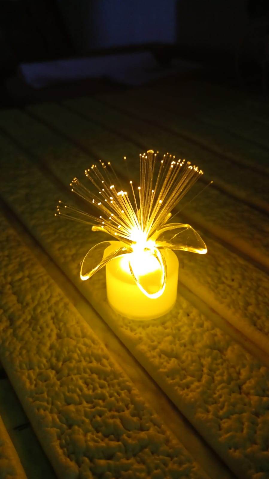Fiber Optic Light, Mini Color Change LED Table Centerpieces, Light Up Candle - Pack of 12 - infinityexculsivestore.com