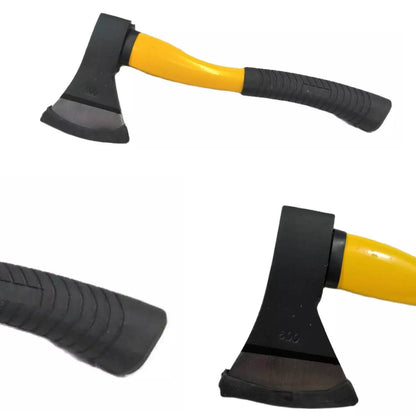 Fiberglas's Body Rubberised Handle Wood Cutting Axe - infinityexculsivestore.com