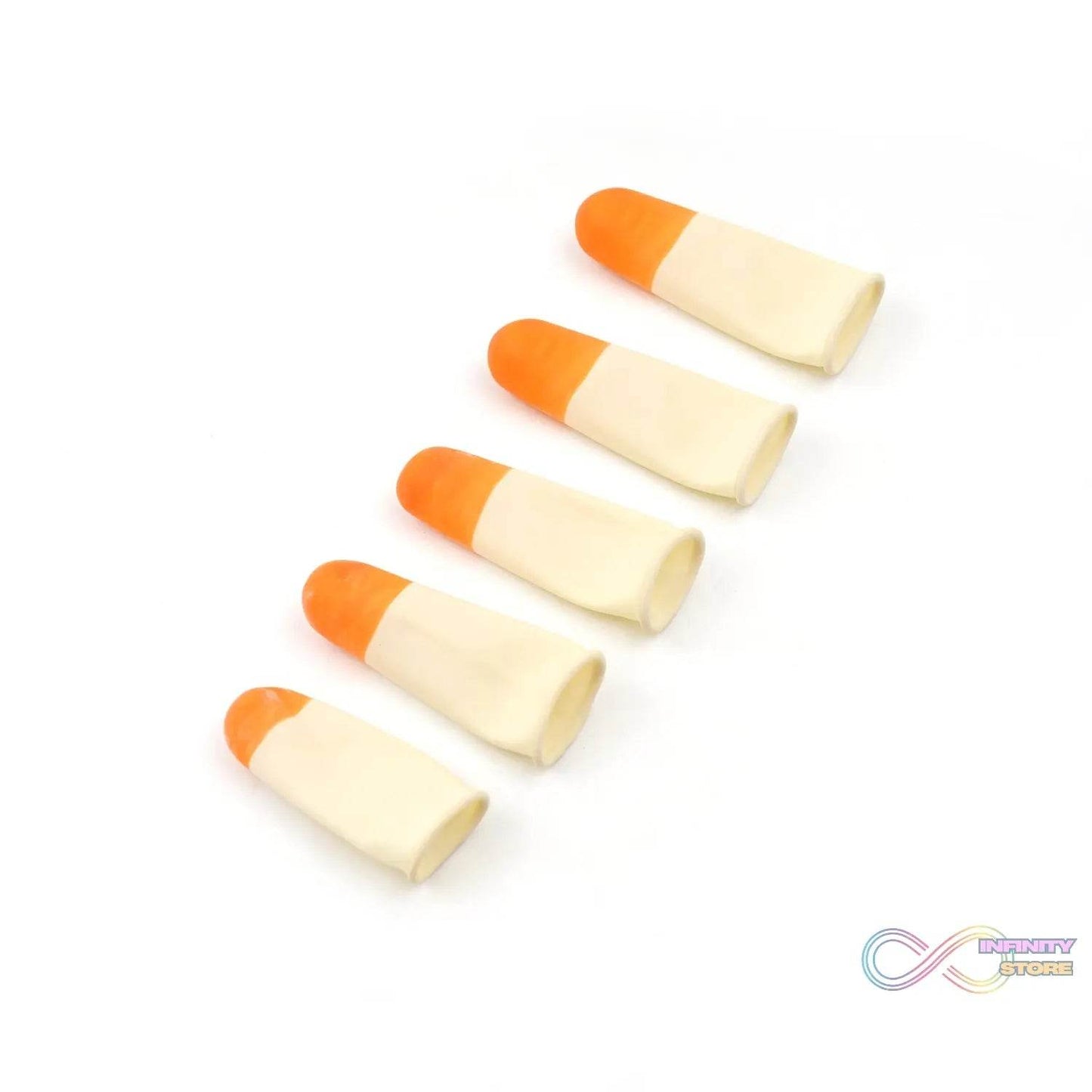 Finger Caps, Silicone Finger Protectors Sleeves (Finger Cots / 5 Pcs Set) - infinityexculsivestore.com