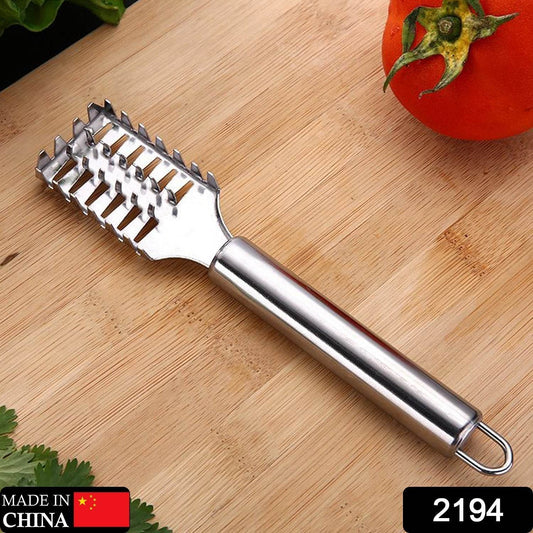 Fish Scale Remover Scraper Stainless Steel Fish Cutting Tools Sawtooth Easily Remove Fish Scales-Cleaning Brush Scraper Kitchen Tool- - infinityexculsivestore.com